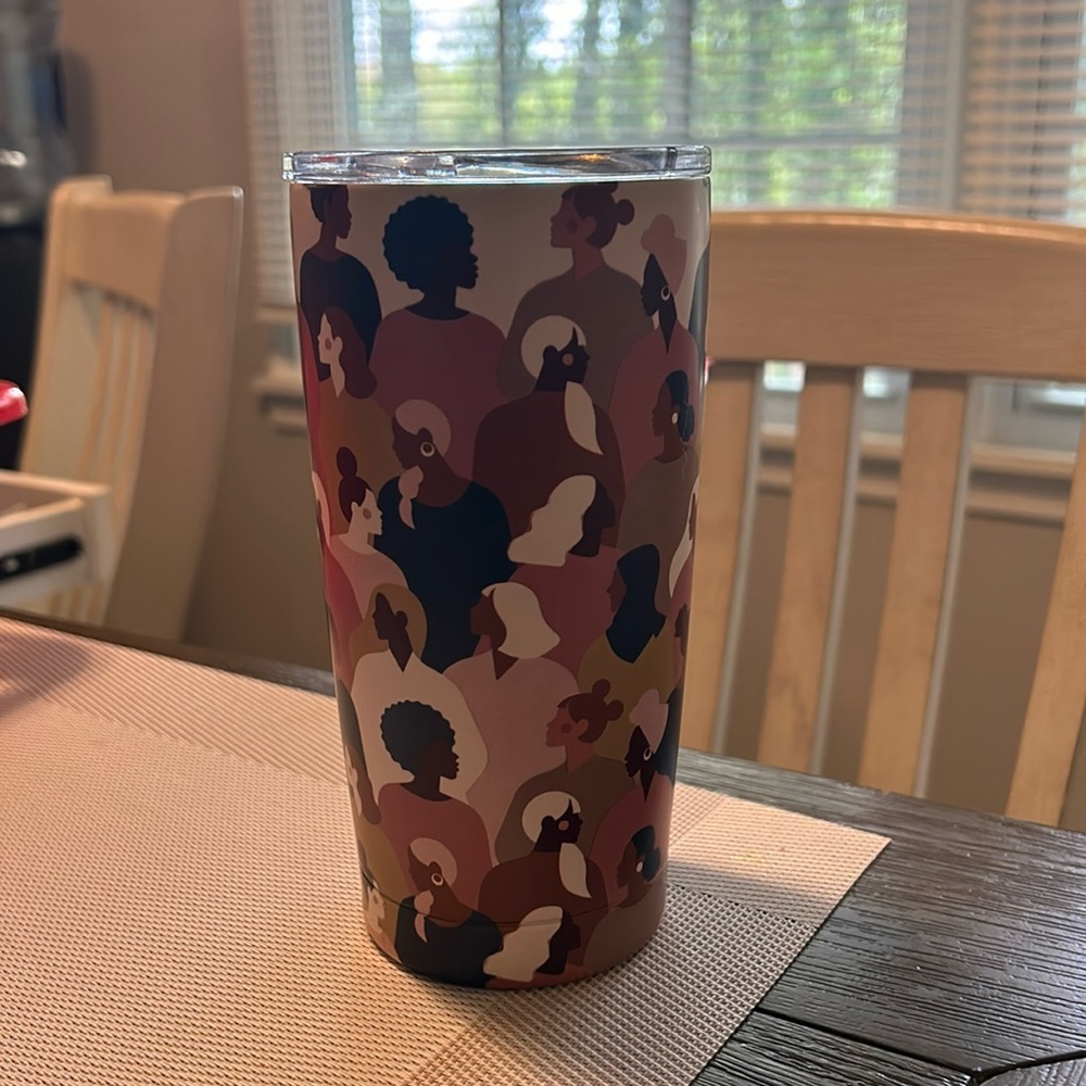 Black lady tumbler